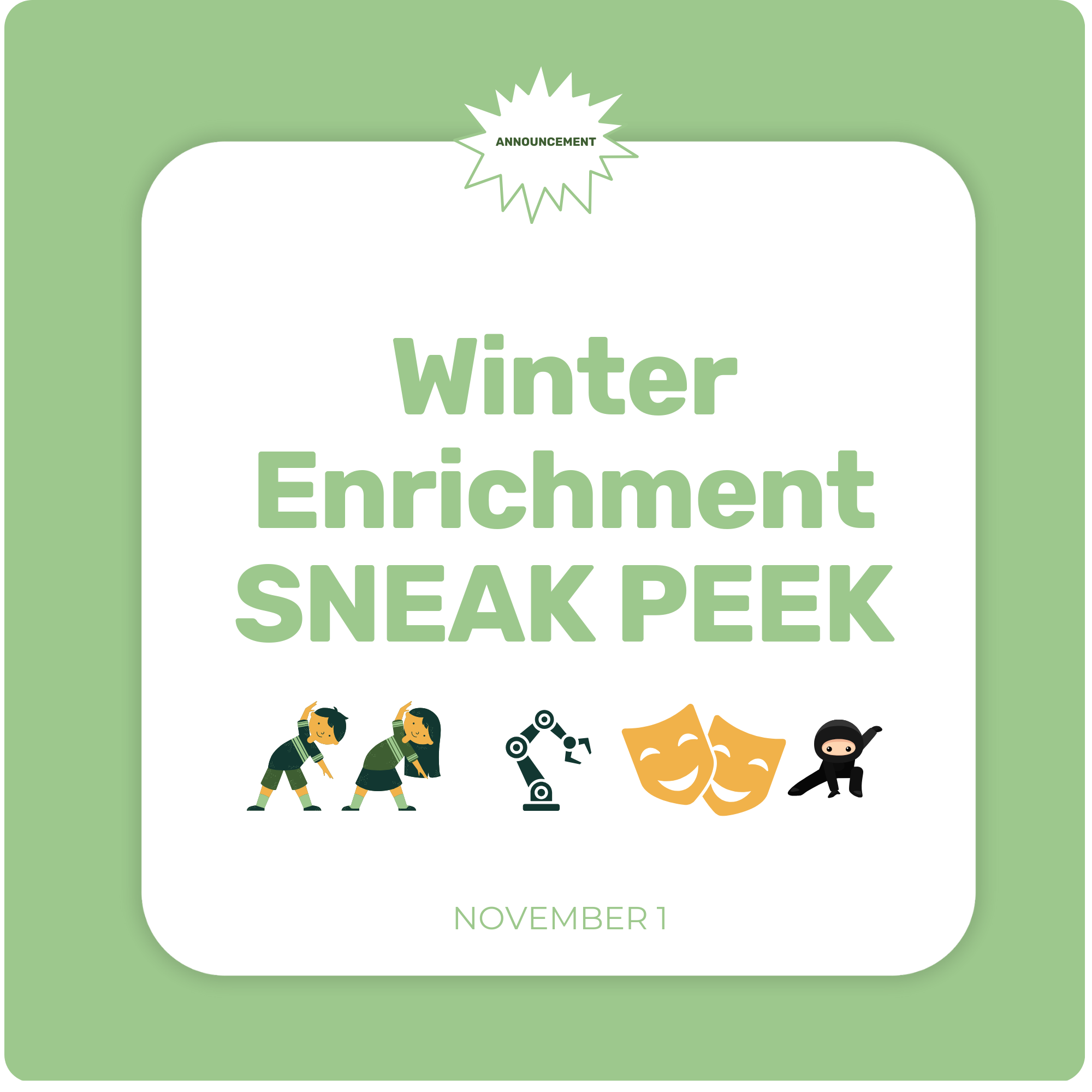 Sneak Peek at Winter Enrichment News Brookwood School — free download